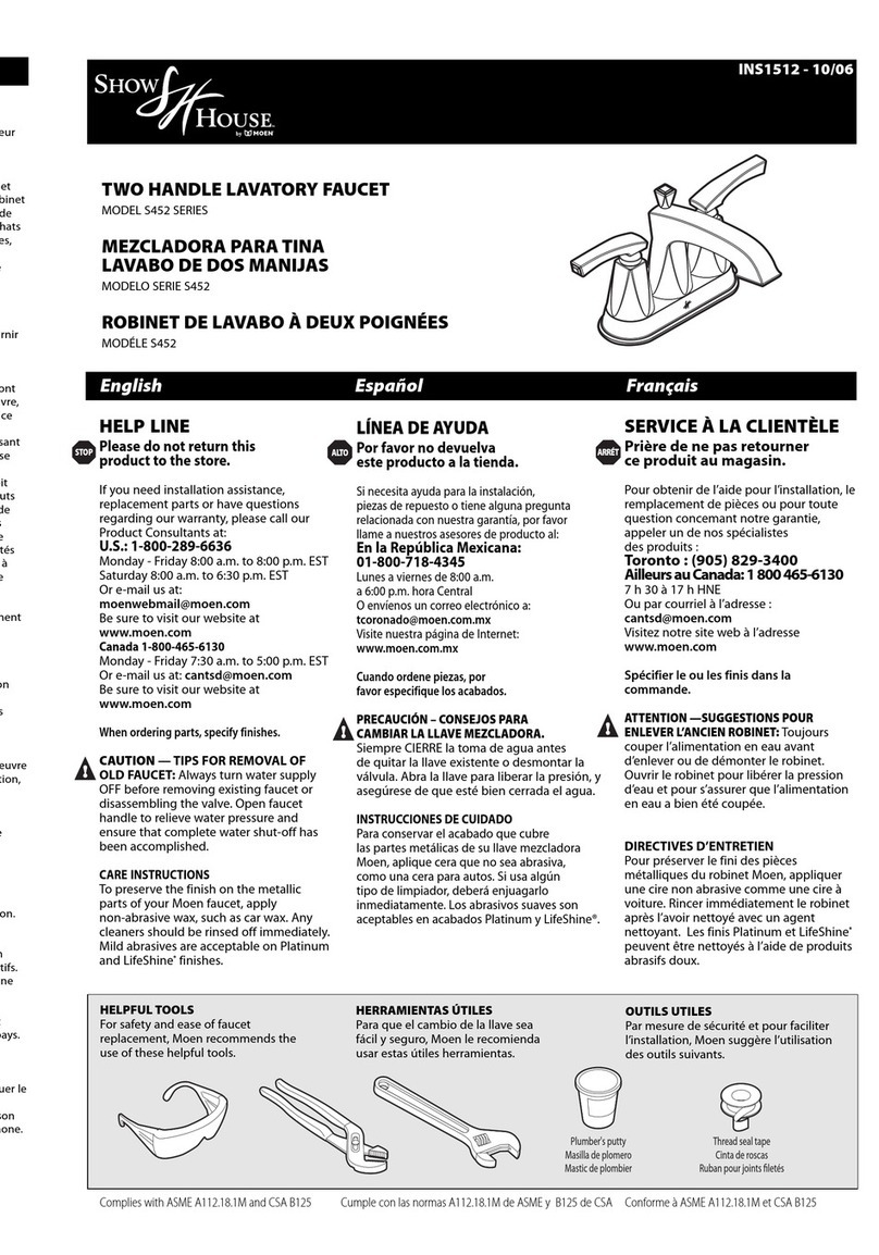 ShowHouse S452 series user manual ShowHouse S452 series user manual