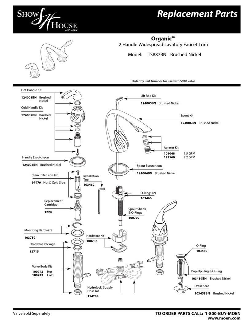 ShowHouse Organic TS887BN Manual