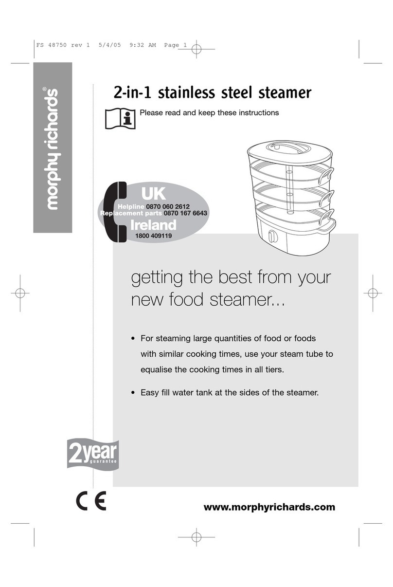 Morphy Richards FS 48750 User manual