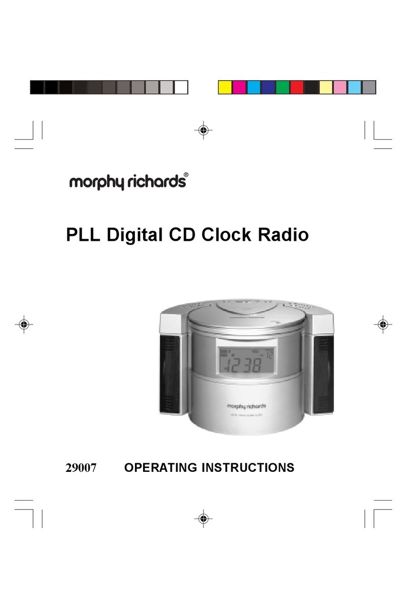 Morphy Richards 29007 User manual