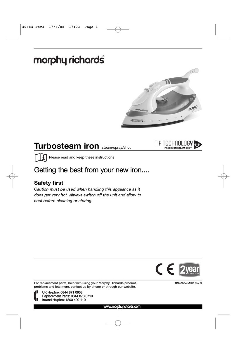 Morphy Richards 40684 instructions