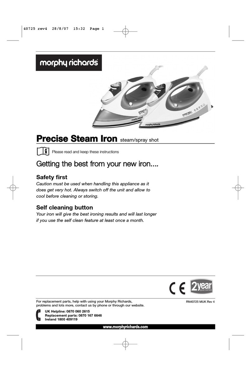 Morphy Richards 40725 instructions
