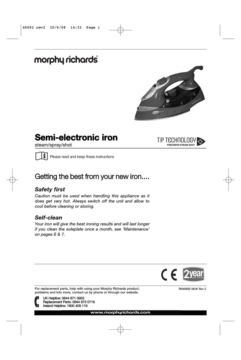 Morphy Richards 40692 instructions