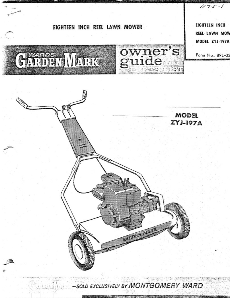 Montgomery Ward Garden Mark ZYJ-197A owner's guide