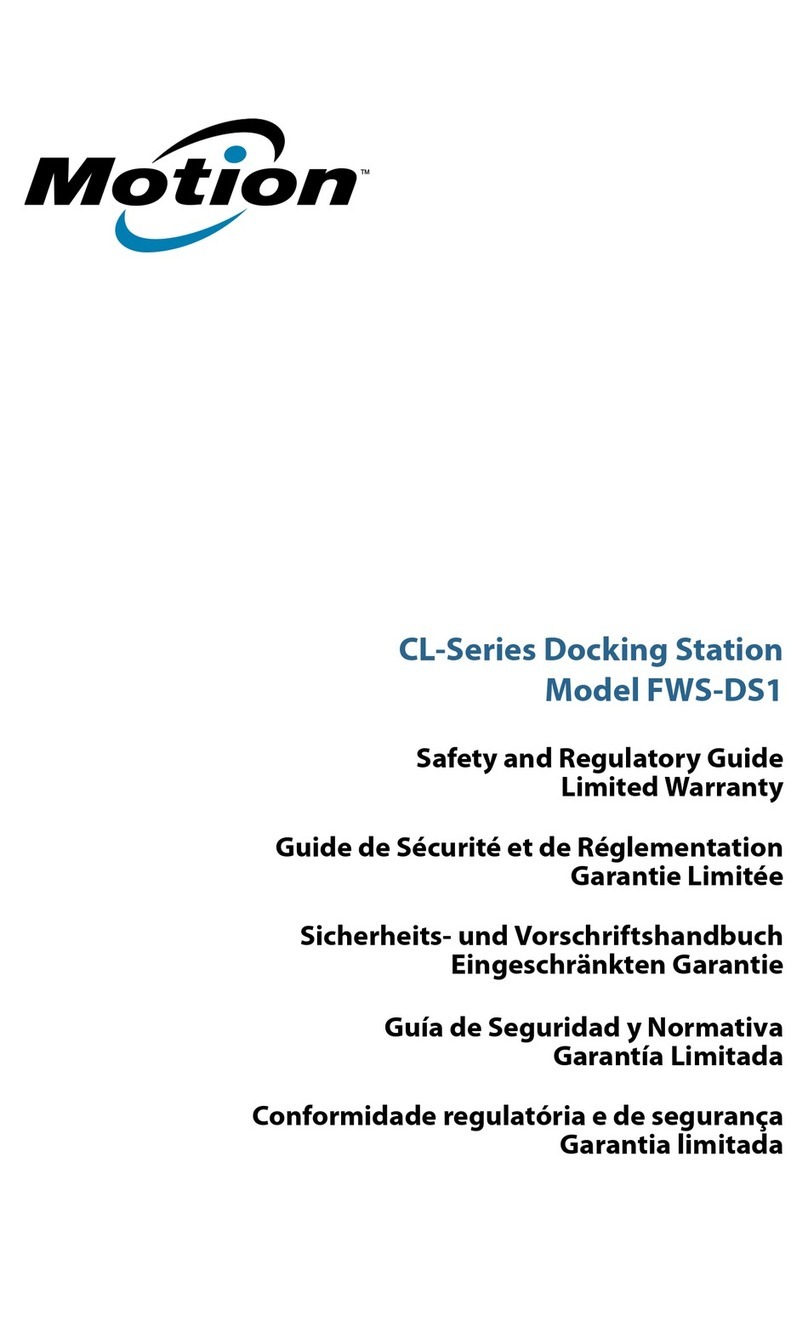 Motion Computing FWS-DS1 Safety guide