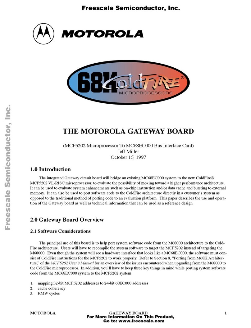Motorola VL-RISC MCF5202 User manual