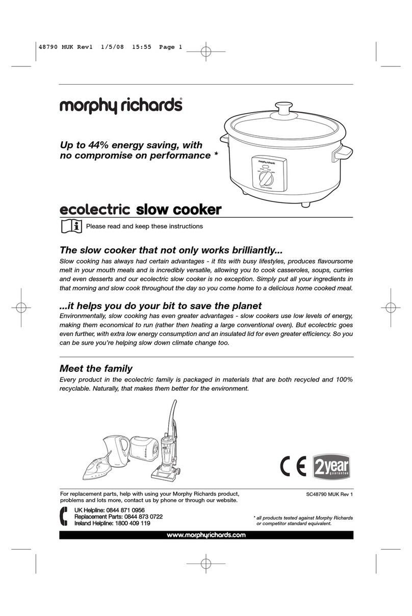 Morphy Richards Ecolectric 48790 User manual