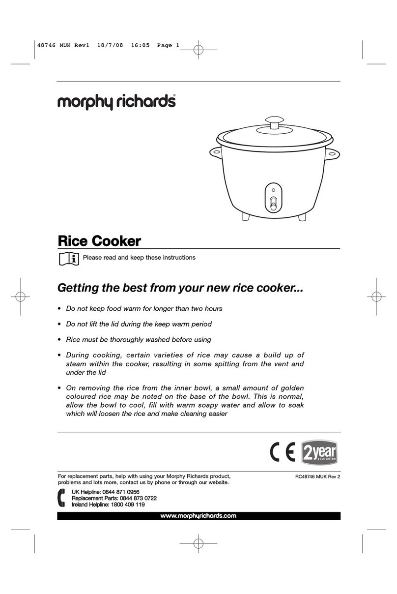 Morphy Richards 48746 instructions
