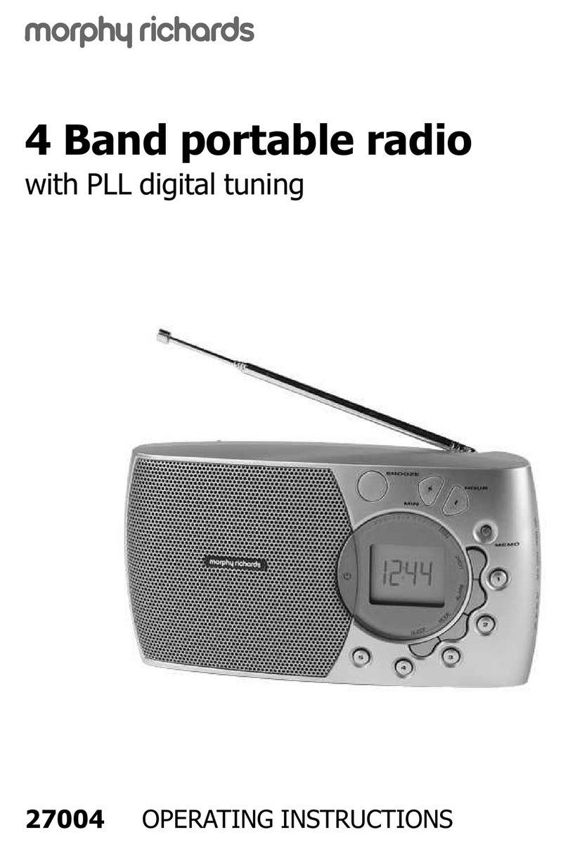 Morphy Richards 27004 operating instructions