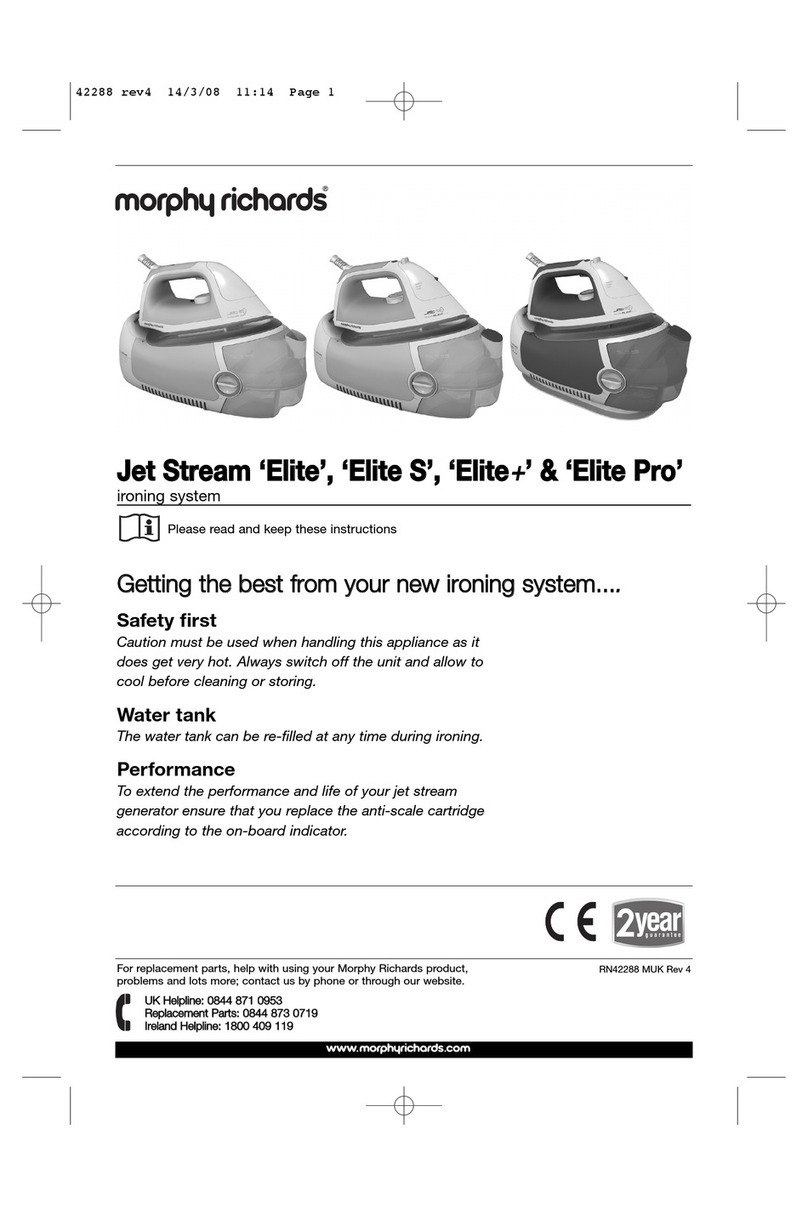 Morphy Richards ELITE PRO User manual