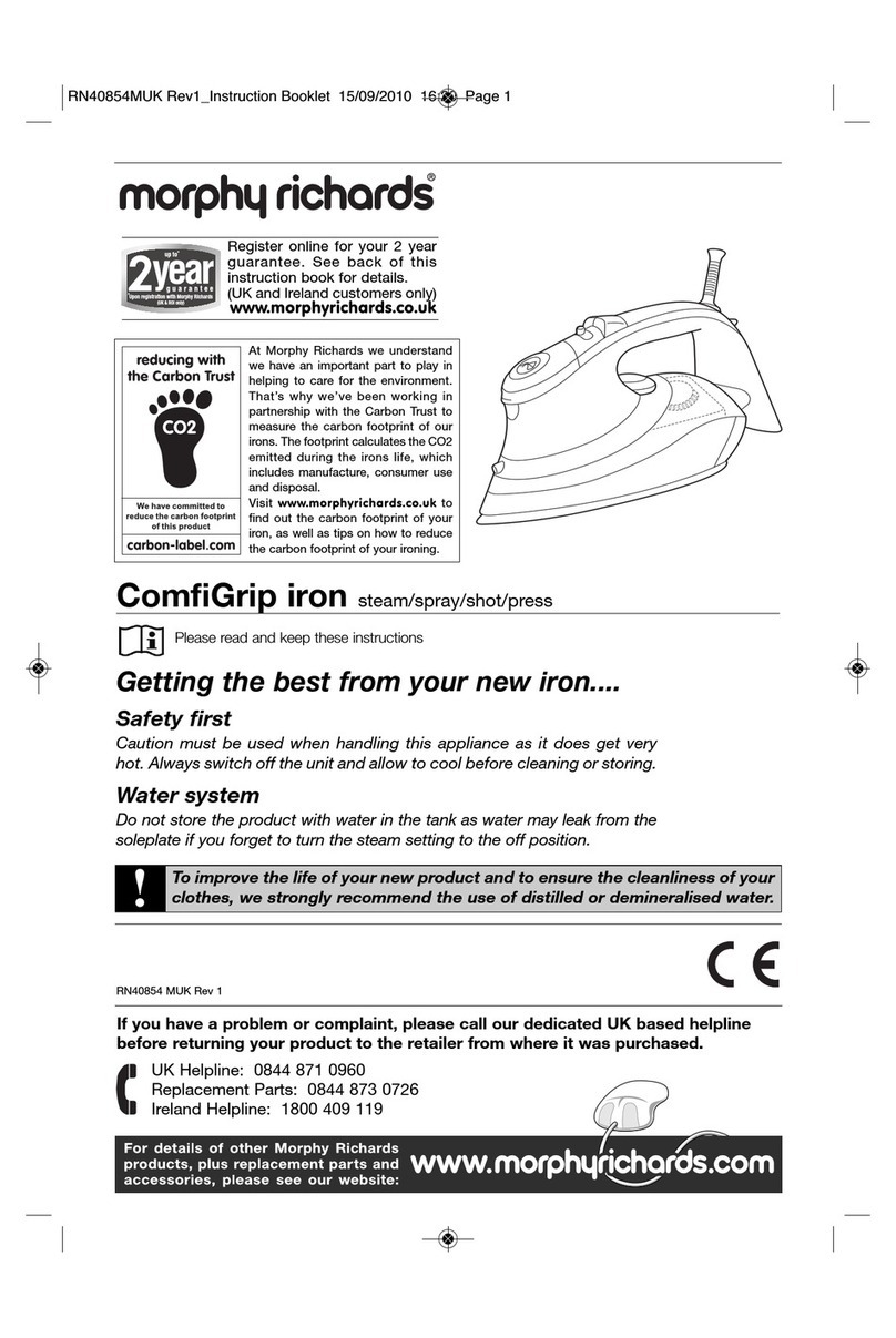 Morphy Richards COMFIGRIP RN40854 Specifications