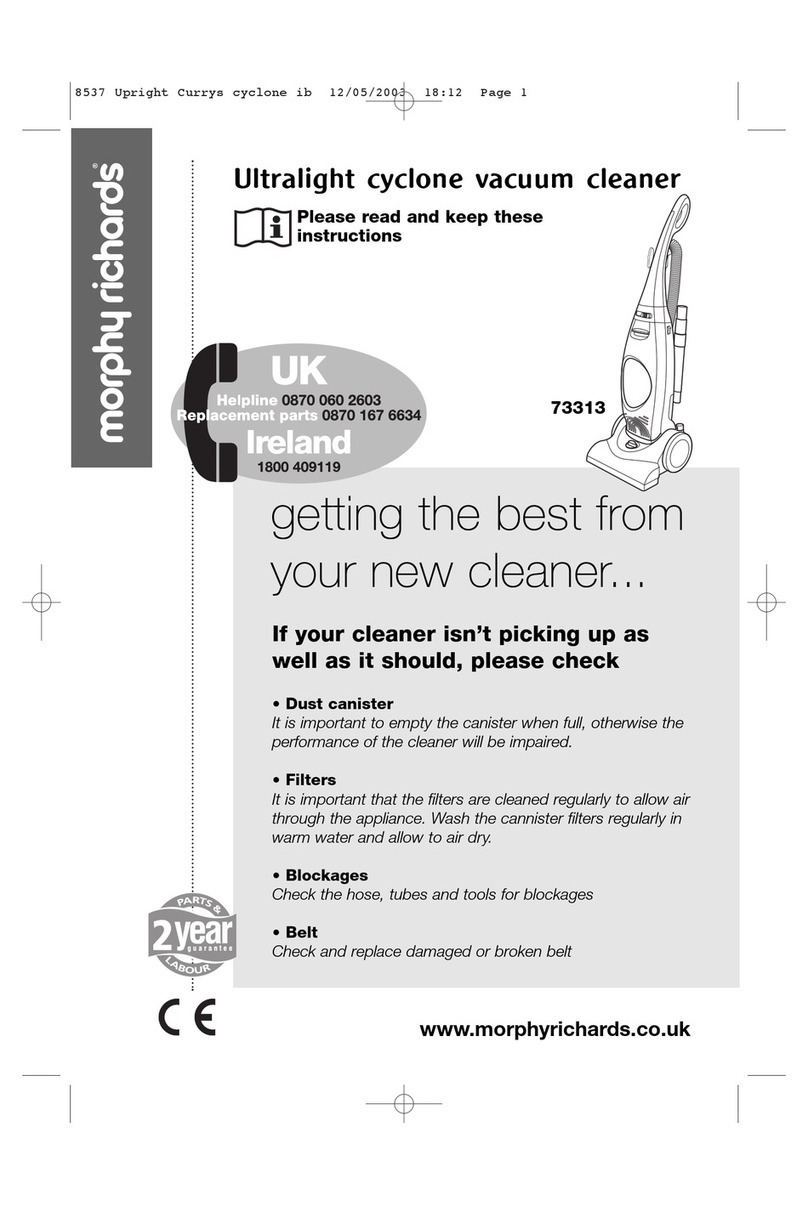 Morphy Richards 73313 owner's manual