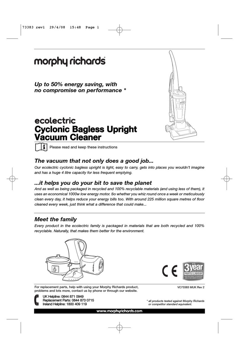 Morphy Richards Ecolectric 73383 User manual Morphy Richards Ecolectric 73383 User manual