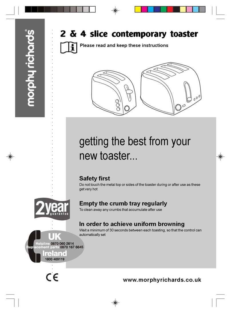 Morphy Richards contemporary User manual