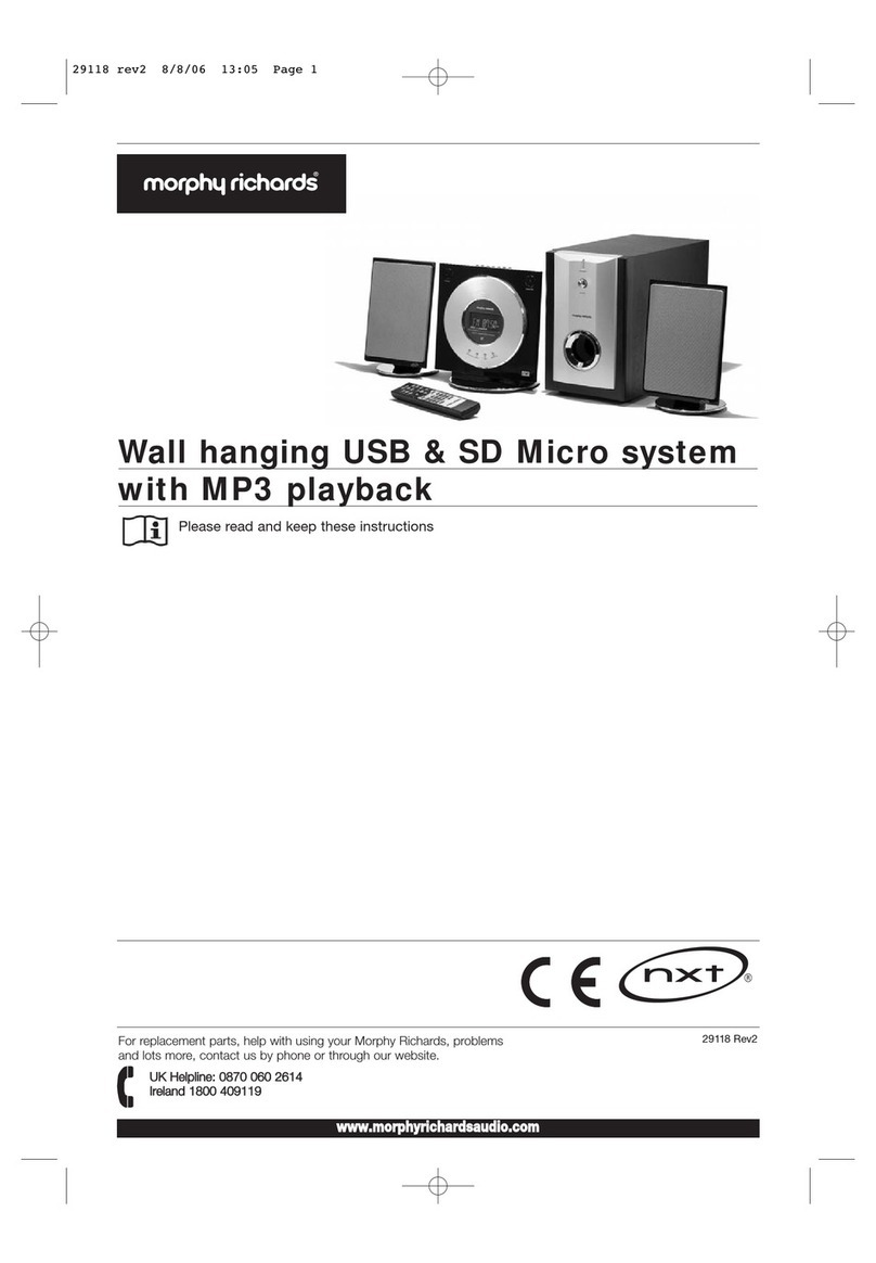 Morphy Richards 29118 REV2 instructions