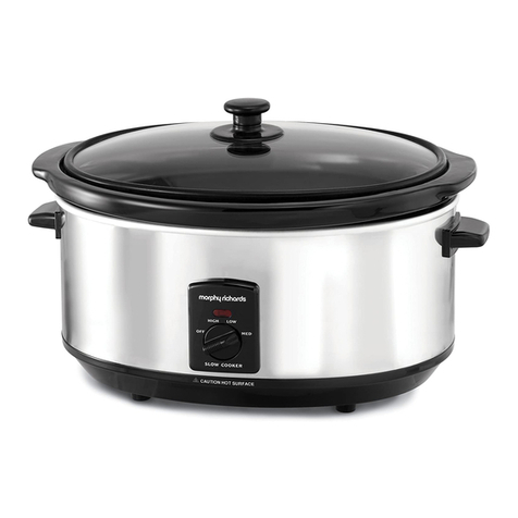Morphy Richards Digital Slow Cooker User manual