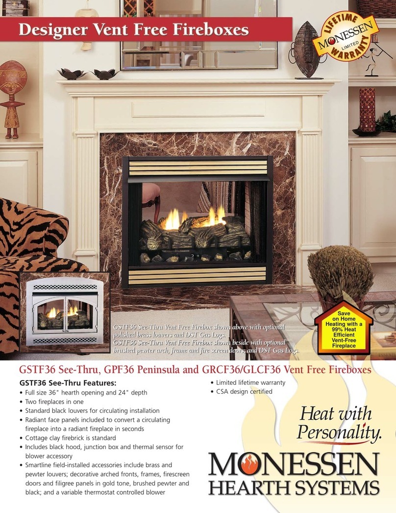 Monessen Hearth GLCF36 User manual