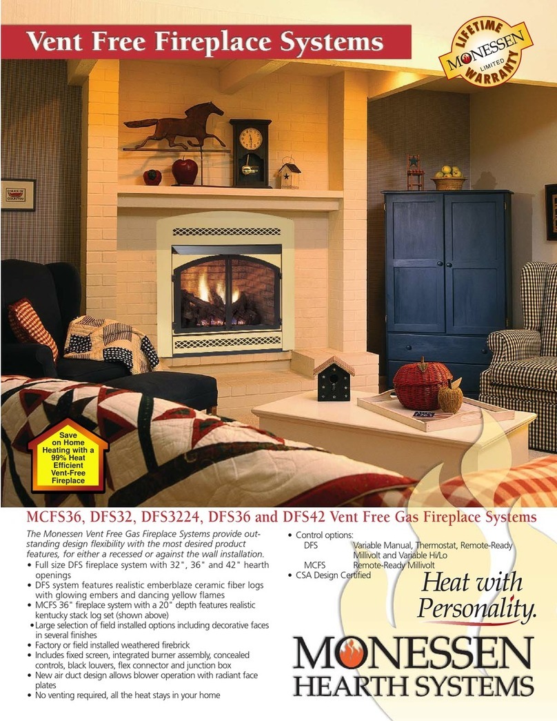 Monessen Hearth DFS32 Brochure & specs