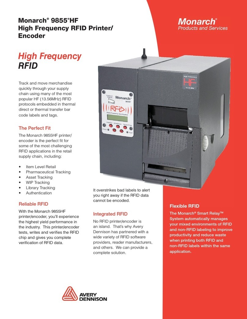 Monarch 9855 HF User manual
