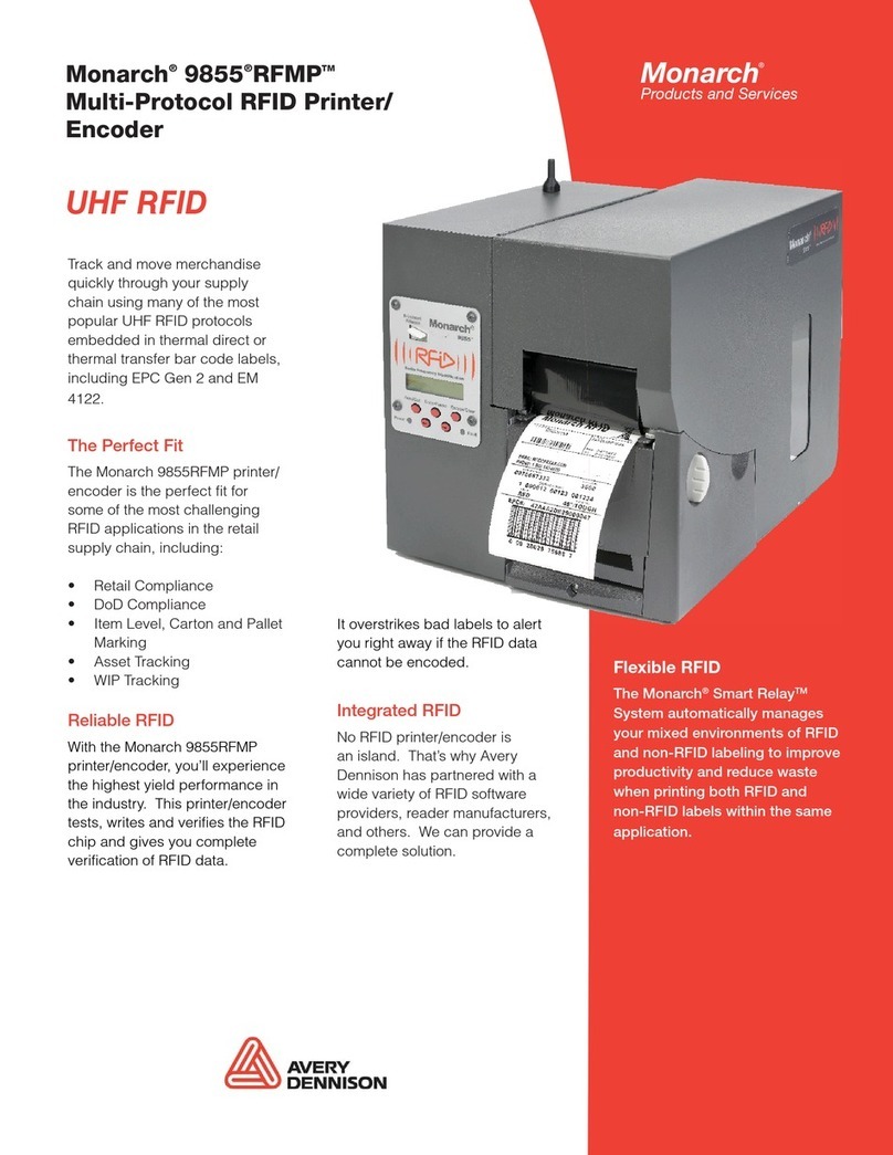 Monarch 9855 RFMP User manual