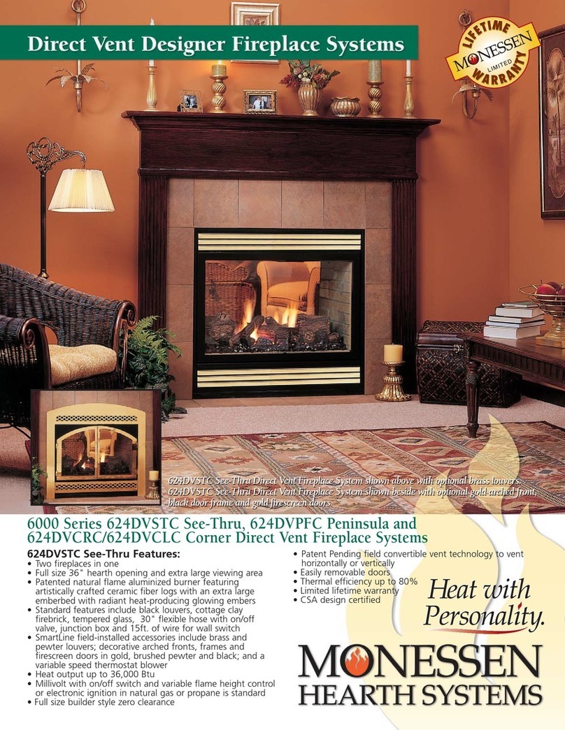Monessen Hearth 624DVCLC User manual