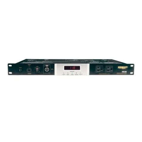 Monster Power Professional PowerCenter Pro 2500 User manual Monster Power Professional PowerCenter Pro 2500 User manual