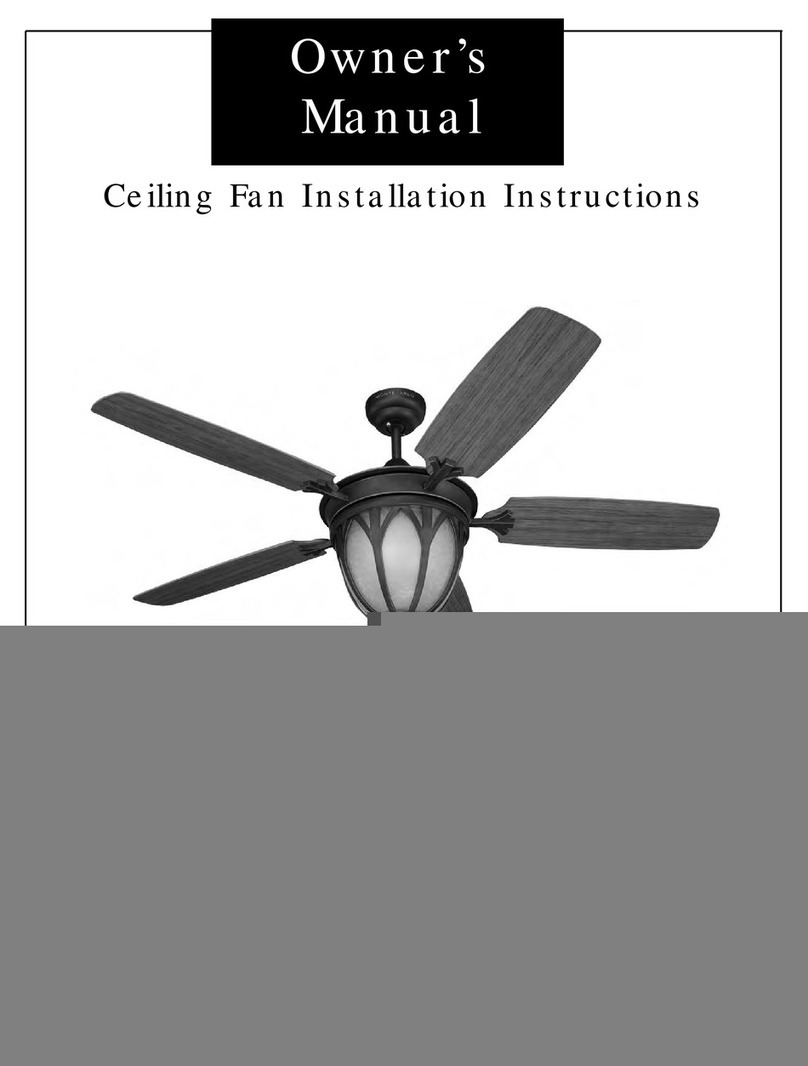 Monte Carlo Fan Company 5GIR54XXD Series owner's manual