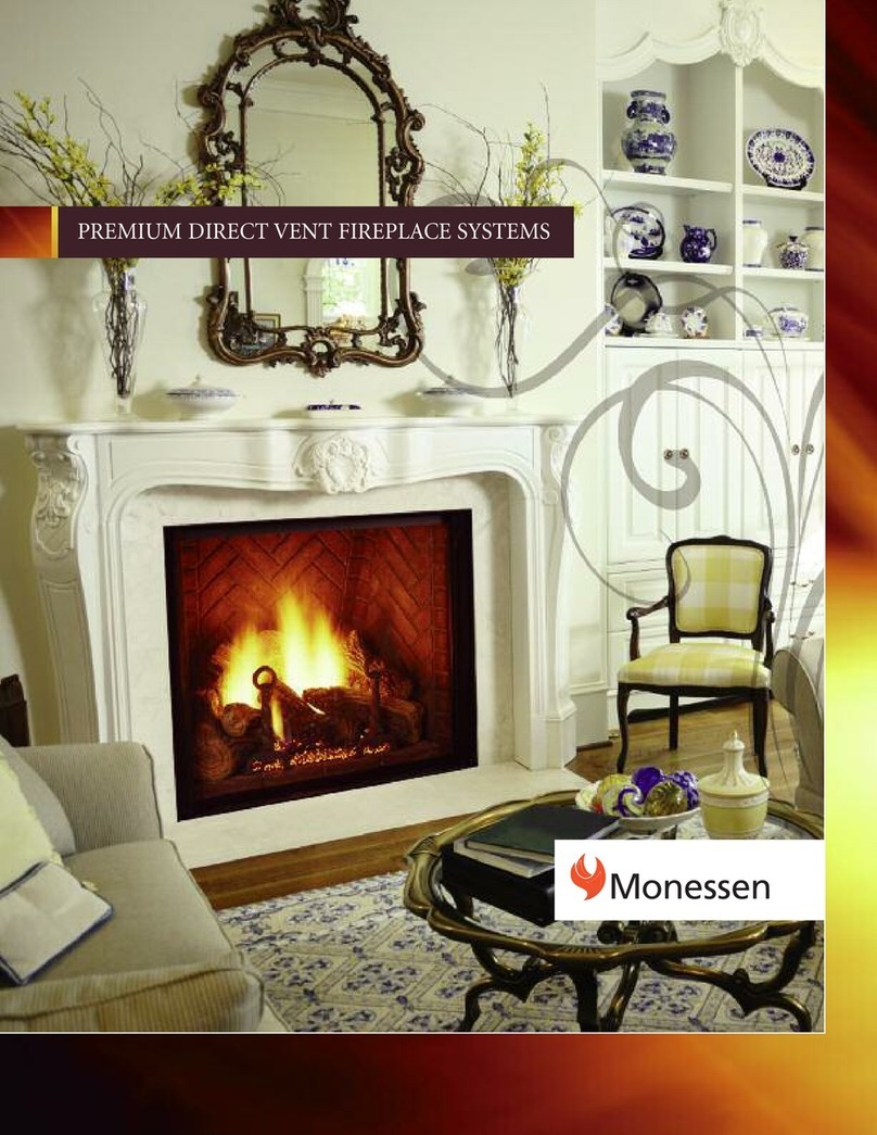 Monessen Hearth Premium KHLDV500 Covington User manual