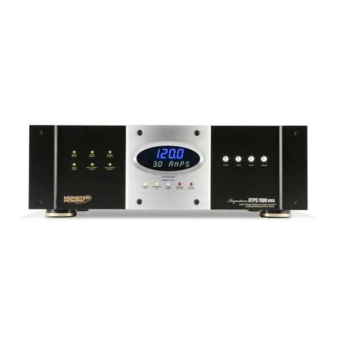Monster Power PowerSource Signature HTPS 7000 MKII User manual