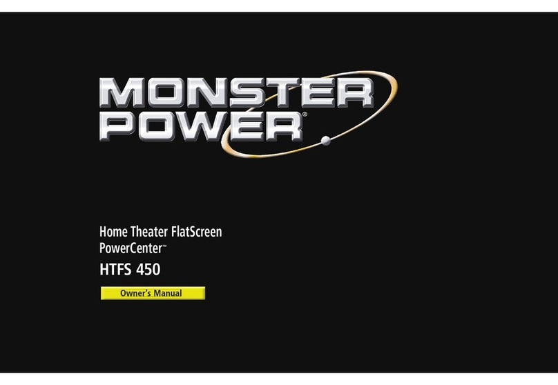 Monster Power PowerCenter HTFS 450 User manual