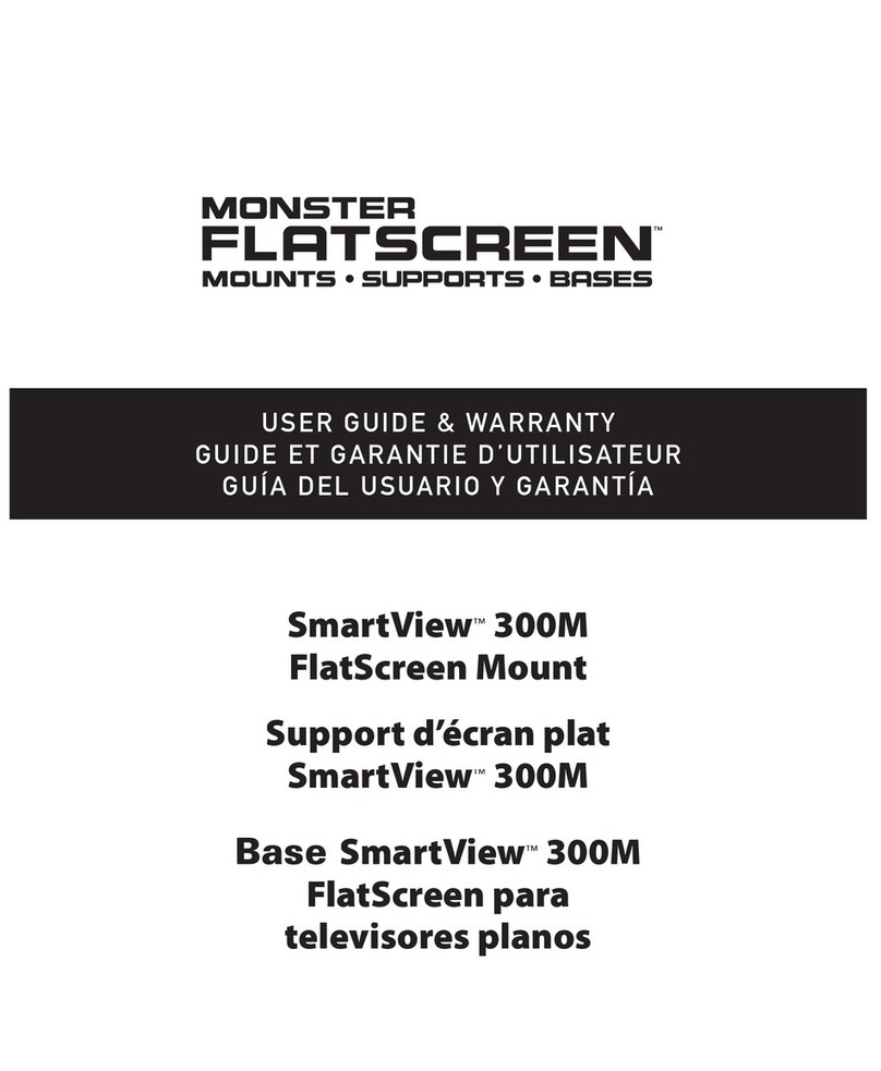 Monster FlatScreen Mount SmartViewTM 300M user guide