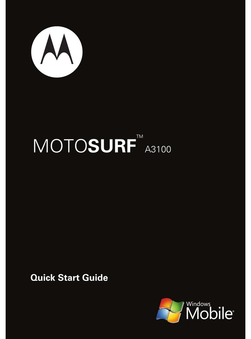 Motorola MOTOSURF A3100 User manual