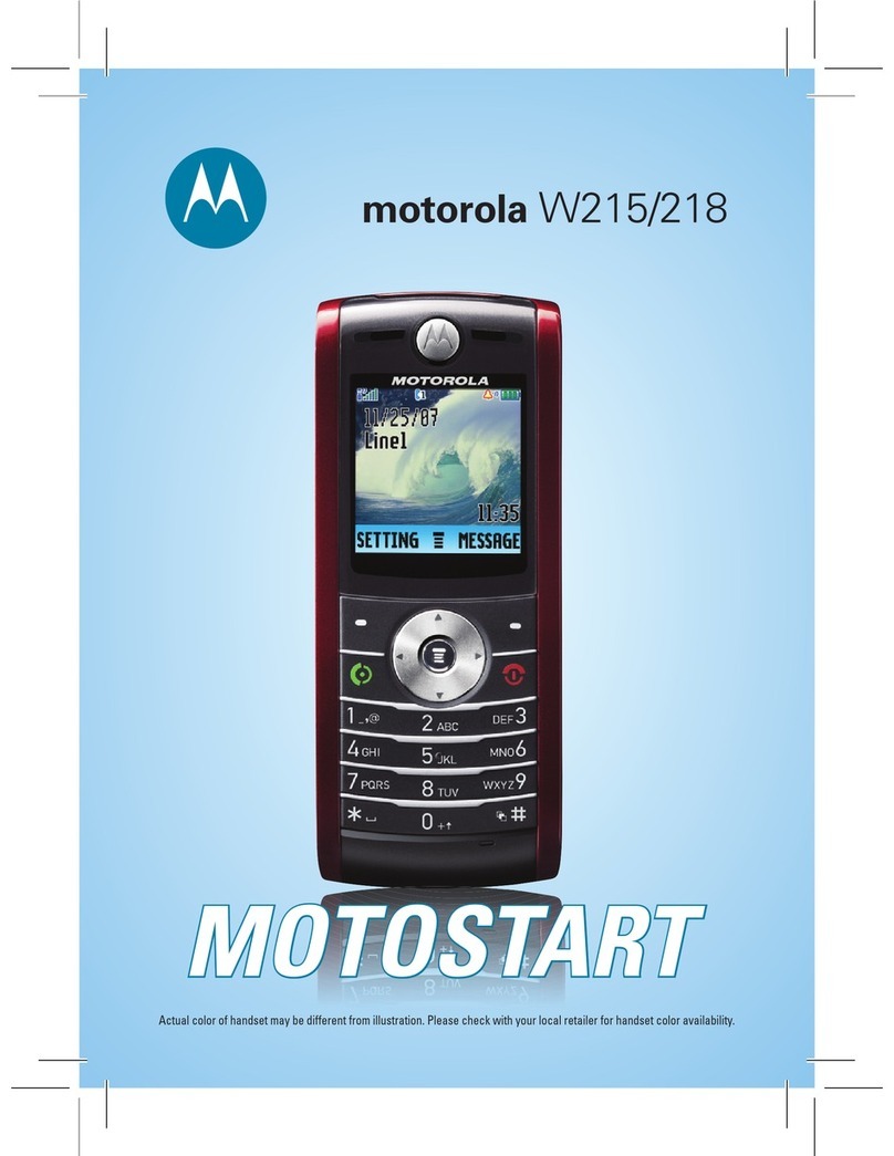 Motorola W215 Guide