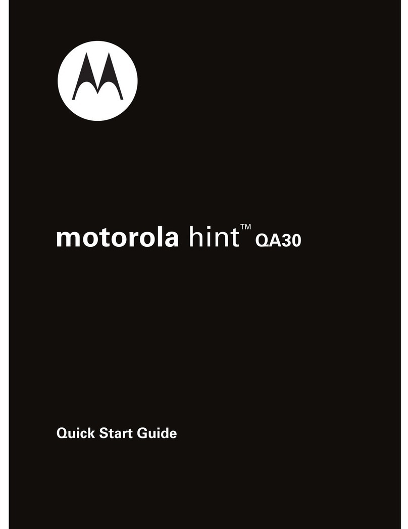 Motorola Hint QA30 User manual
