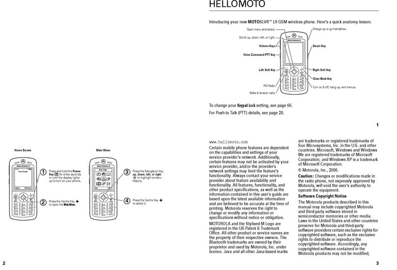 Motorola MOTOSLVRTM L9 User manual