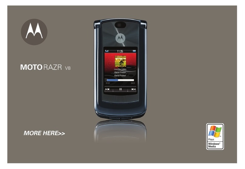 Motorola MOTORAZRRR V8 User manual