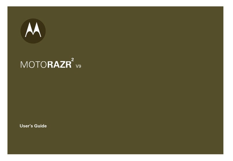Motorola MOTORAZR2 V9 User manual Motorola MOTORAZR2 V9 User manual