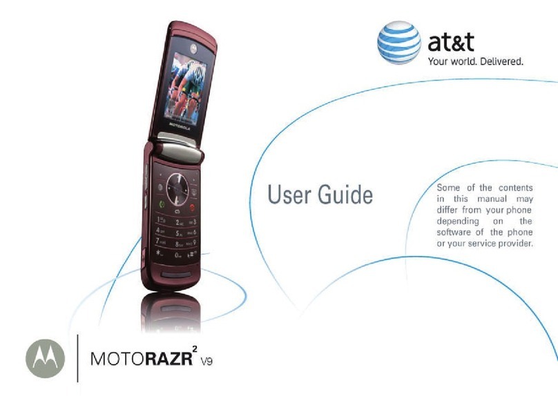 Motorola MOTORAZR V9 User manual