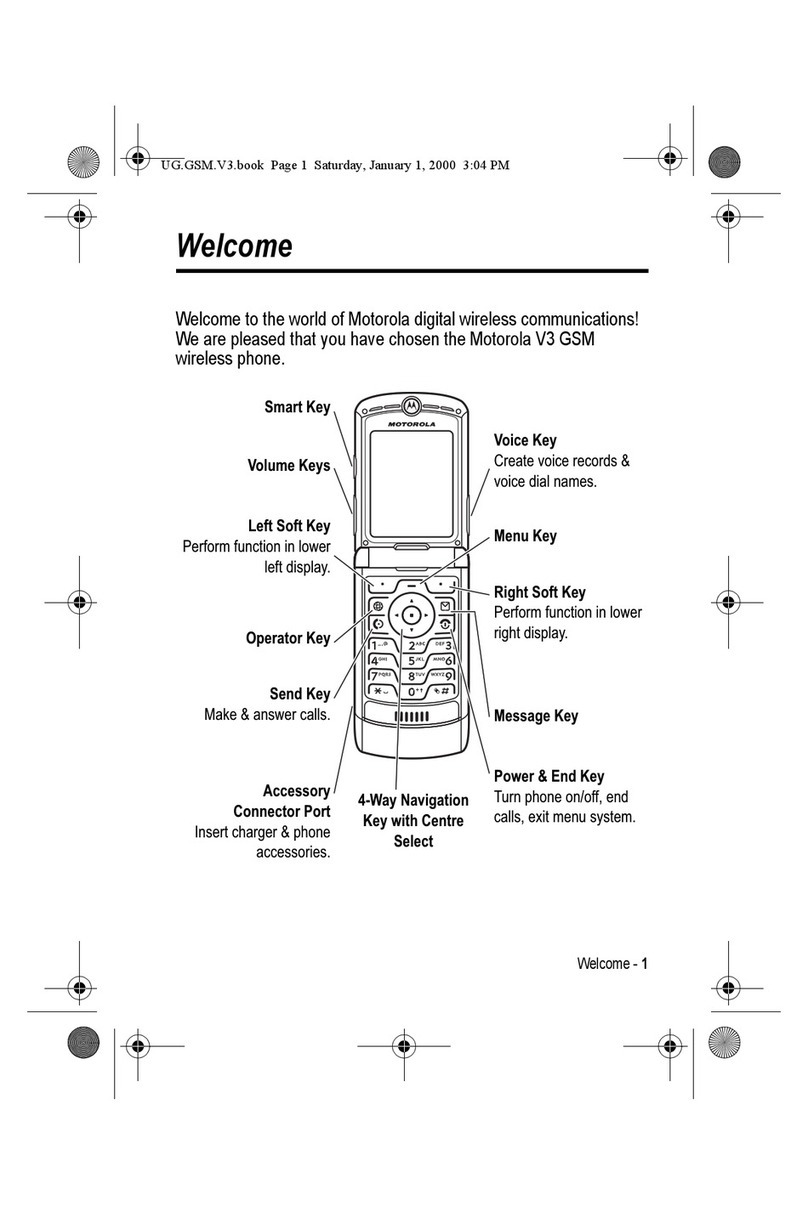 Motorola V3 User manual
