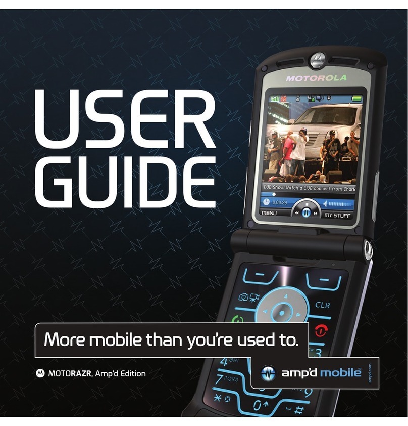 Motorola MOTORAZR V3M User manual