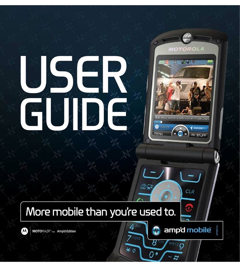 Motorola MOTORAZR MOTORAZRTM User manual