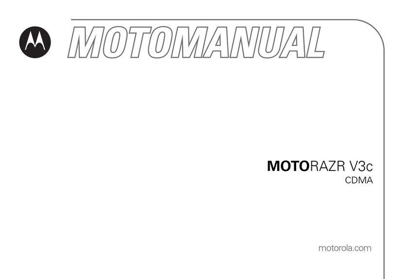 Motorola Inpulse verizon MOTORAZR V3c User manual