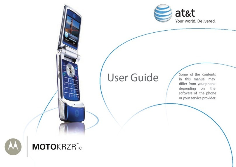 Motorola MOTORAZR K1 User manual