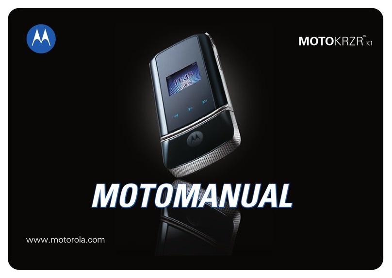 Motorola MOTOKRZR K1 User manual