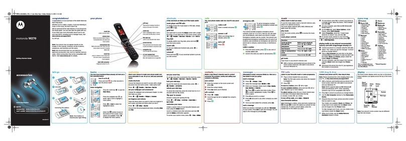 Motorola W270 User manual