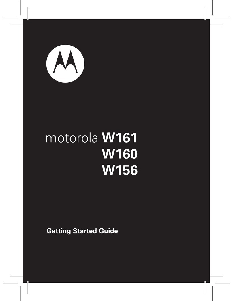 Motorola W156 Getting started guide