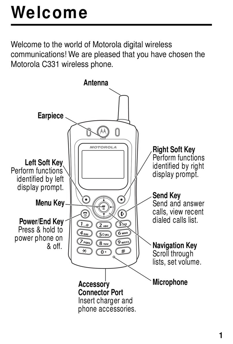 Motorola C331 User manual