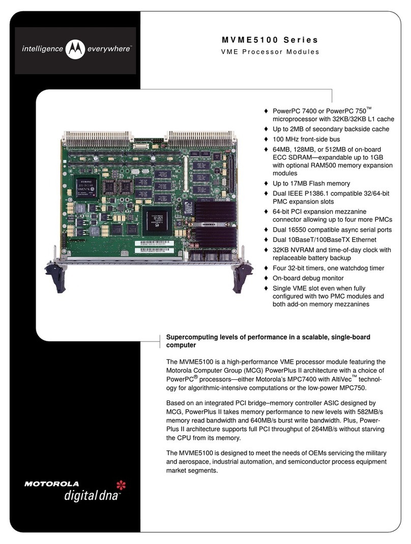 Motorola MVME5100 Series User manual