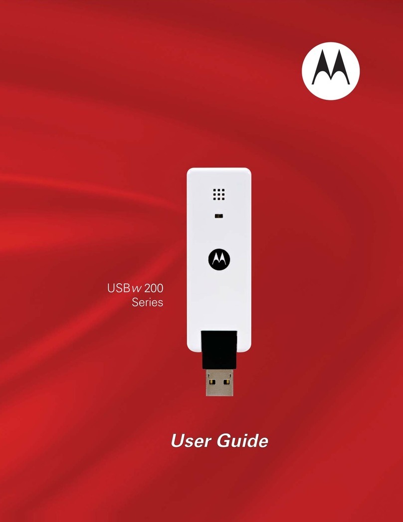 Motorola USBW 200 Series User manual