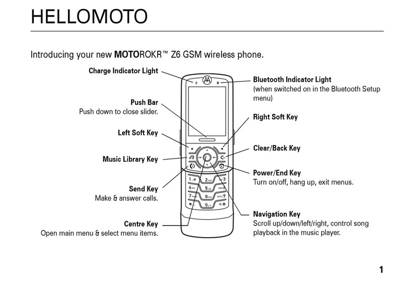 Motorola MOTOROKR Z6 User manual